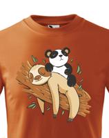 Vtipné a originální dětské tričko s lenochodem - dárek pro milovníky zvířat