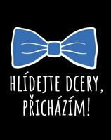 Vtipné dětské body  s potiskem Hlídejte dcery, přicházím!