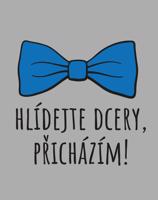 Vtipné dětské body  s potiskem Hlídejte dcery, přicházím!