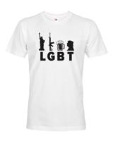 Vtipné pánské LGBT tričko - vtipné LGBT tričko pro pány