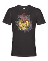 Vtipné pánské tričko s potiskem Heavy metal pro milovníky metalu a chemie