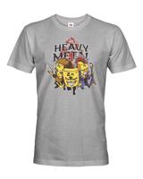 Vtipné pánské tričko s potiskem Heavy metal pro milovníky metalu a chemie
