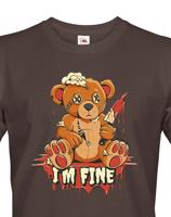 Vtipné pánské tričko s potiskem I am fine - vtipné dámské tričko