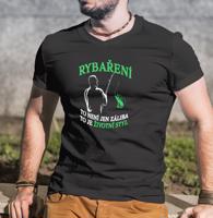 Vtipné rybářské tričko Rybaření je životní styl - dárek k narozeninám