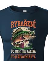 Vtipné rybářské tričko Rybaření je životní styl - dárek k narozeninám