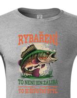 Vtipné rybářské tričko Rybaření je životní styl - dárek k narozeninám