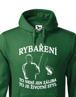 Vtipné rybářské tričko Rybaření je životní styl - dárek k narozeninám