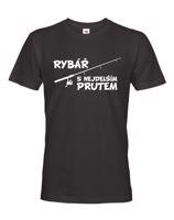 Vtipné rybářské triko Rybář s nejdelším prutem ti budou závidět