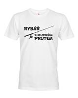 Vtipné rybářské triko Rybář s nejdelším prutem ti budou závidět
