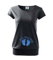 Vtipné těhotenské tričko Je to chlapeček - kluk