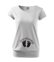 Vtipné těhotenské tričko Je to chlapeček - kluk