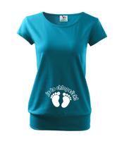 Vtipné těhotenské tričko Je to chlapeček - kluk