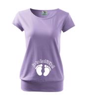 Vtipné těhotenské tričko Je to holčička - holka