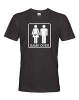 Vtipné tričko pro budoucí tatínky Game over - skvělý dárek