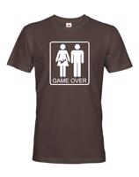 Vtipné tričko pro budoucí tatínky Game over - skvělý dárek