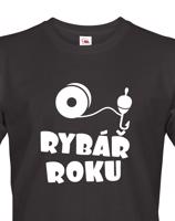 Vtipné tričko pro rybáře Rybář roku - sleva 33 Kč na první objednávku