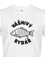 Vtipné tričko pro rybáře Vášnivý rybář - sleva 33 Kč na první objednávku