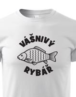 Vtipné tričko pro rybáře Vášnivý rybář - sleva 33 Kč na první objednávku