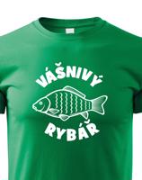 Vtipné tričko pro rybáře Vášnivý rybář - sleva 33 Kč na první objednávku