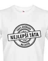 Vtipné tričko s potiskem Nejlepší táta na světě - originální dárek