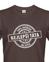 Vtipné tričko s potiskem Nejlepší táta na světě - originální dárek