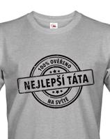 Vtipné tričko s potiskem Nejlepší táta na světě - originální dárek