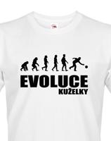 Vtipné tričko s potiskem pro kuželkáře - Evoluce kuželky