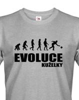 Vtipné tričko s potiskem pro kuželkáře - Evoluce kuželky