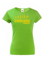 Vtipné tričko s potiskem pro kuželkáře - Evoluce kuželky