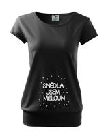Vtipné tričko s potiskem pro těhotné maminky Snědla jsem meloun