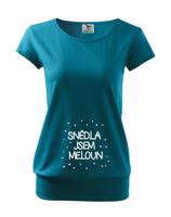 Vtipné tričko s potiskem pro těhotné maminky Snědla jsem meloun