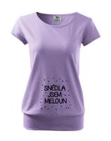 Vtipné tričko s potiskem pro těhotné maminky Snědla jsem meloun