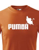 Vtipné tričko s potiskem Pumba - originální dárek nejen k narozeninám