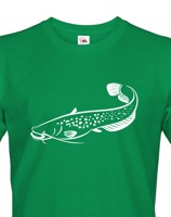 Vtipné triko s potiskem pro rybáře s motivem Sumce - Sumec na triku bude vždy připomenutím vašich skvělých úlovků