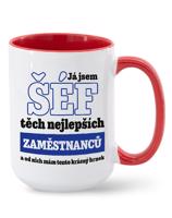 Vtipný keramický hrnek Já jsem šéf - skvělý dárek pro šéfy