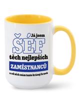 Vtipný keramický hrnek Já jsem šéf - skvělý dárek pro šéfy