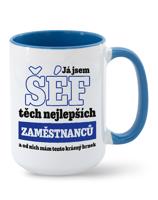Vtipný keramický hrnek Já jsem šéf - skvělý dárek pro šéfy