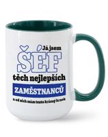 Vtipný keramický hrnek Já jsem šéf - skvělý dárek pro šéfy