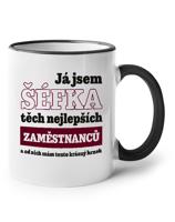 Vtipný keramický hrnek Já jsem šefka - skvělý dárek pro šefka
