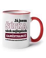 Vtipný keramický hrnek Já jsem šefka - skvělý dárek pro šefka