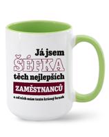 Vtipný keramický hrnek Já jsem šefka - skvělý dárek pro šefka