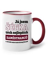 Vtipný keramický hrnek Já jsem šefka - skvělý dárek pro šefka