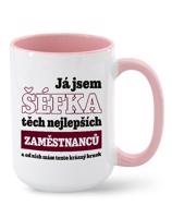 Vtipný keramický hrnek Já jsem šefka - skvělý dárek pro šefka