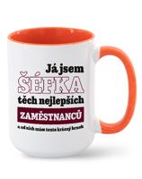 Vtipný keramický hrnek Já jsem šefka - skvělý dárek pro šefka