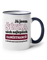 Vtipný keramický hrnek Já jsem šefka - skvělý dárek pro šefka