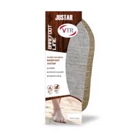 VTR VLOŽKY DO BOT BAREFOOT JUSTAR Šedé - 36–37