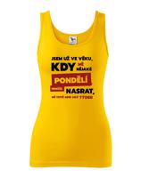 Žertovné tričko s nápisem Jsem už ve věku - vystřelte si z okolí