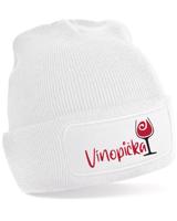 Zimní čepice Vínopička – pro milovnice vína i zimních radovánek